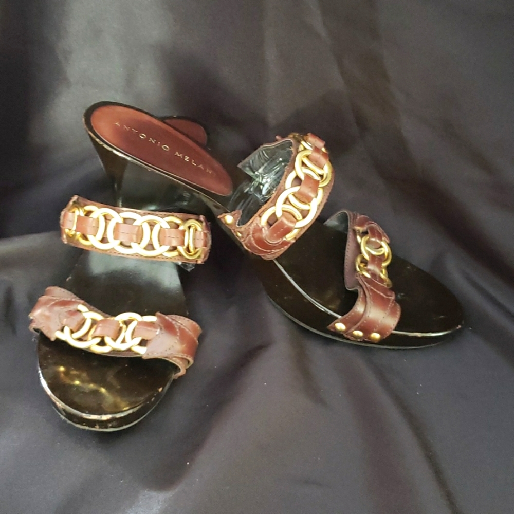 Antonio Melani Wood Sandals